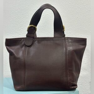 Vintage Coach Leather Waverly Tote Bag 4133 in Mahogany Leather